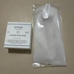 ETVOS クリアソープバー＆泡立てネット　★新品未使用★のサムネイル