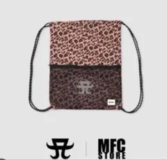 浜崎あゆみｘMFC store ノベルティ 豹柄 限定 ナップサック 新品 浜崎あゆみ MFC STORE コラボ ノベルティ ヒョウ柄ナップザック