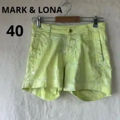 美品 MARK & LONA（マーク＆ロナ）40 ショートパンツ ゴルフパンツのサムネイル