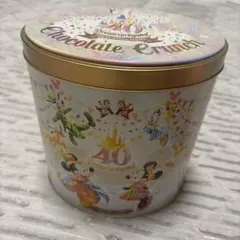 TDL TDC 東京ディズニーリゾート 40周年 チョコレートクランチ缶