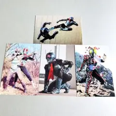 仮面ライダーチップスR カード 4枚