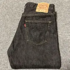 Levi's 501 先染めブラックデニムw33 Ｌ34 フィリピン製のサムネイル