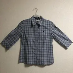 BURBERRY 黒 3/4袖シャツ 160A S～M - メルカリ