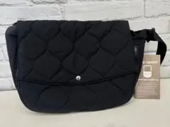 撥水中綿スプレッドショルダーバッグ　ブラック　ワークマン