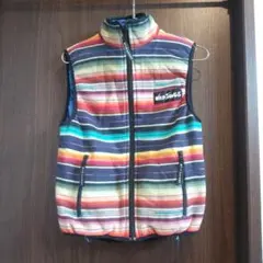 WILD THINGS ストライプ・キルティングベスト リバーシブル仕様