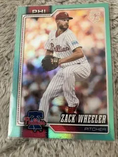 Zack Wheeler Philadelphia Phillies Aqua