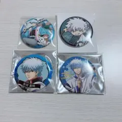 銀魂 マルイ 片面花柄和装 グリッター缶バッジ 銀時 高杉 まとめ売り
