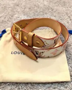 路易威登 皮帶 Monogram 水彩 80/32