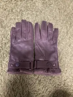 【極美品】Gloves グローブス イタリア製 レザー手袋 カシミヤ 7