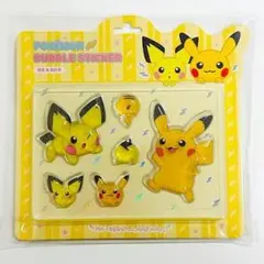 韓国限定 ポケモン30周年記念 バブルステッカー ピカチュウ ピチュー2