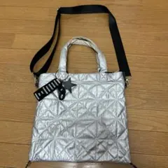 セール！ベイフロー　シルバートートバッグ　3way