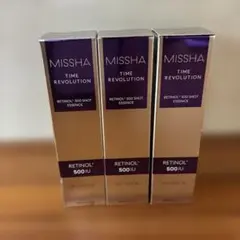新品⭐︎ミシャタイムレボリューションレチ500ショット 美容液 10mL3本セットのサムネイル