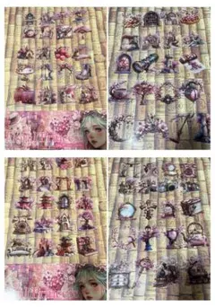 nene 様　floral Princess 桜　ロングpetステッカー