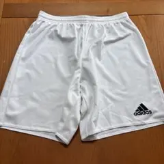 adidas 白 ハーフパンツ　L ショートパンツ