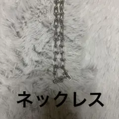 ●大流行●　リンクチェーン　ネックレス　シルバー