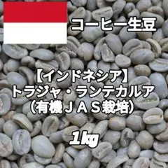 【インドネシア】トラジャ・ランテカルア④コーヒー生豆 １kgのサムネイル