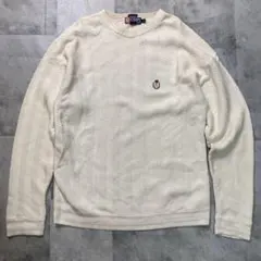 チャップス ラルフローレン ケーブルニット ビックシルエット