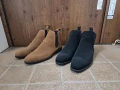 スエード サイドゴア　ブーツ　セット