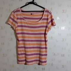 GAP ストライプ 半袖Tシャツ L