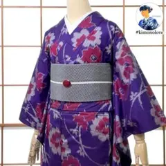 夏帯 名古屋帯 絽つづれ 正絹 着物 ワインレッド【未使用品】AO-0439