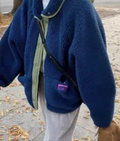 リバーシブルボアジャケット