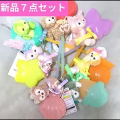 東京ディズニーシー　ダッフィー＆フレンズ　ぬいぐるみ　スティック　７点セット