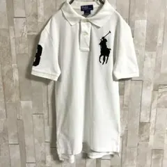 古着 POLO RALPH LAUREN 半袖ポロシャツ ビッグポニー刺繍