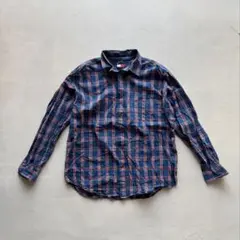 《Tommy Jeans》トミージーンズ チェック柄シャツ (mt143)