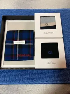 カルバンクライン　靴下　タオルハンカチ　セット　CK