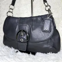 美品 COACH コーチ レザー ショルダーバッグ ハンドバッグ
