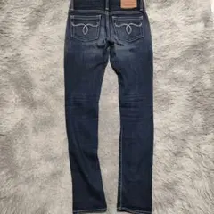 Archive Y2K MOUSSY ホワイトステッチ デニムパンツ マウジー