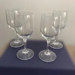 ガラス製ワイングラス 4個セット