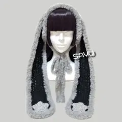 ヘッドドレス　ボンネット　グランジ　ゴスロリ　パンク　サブカル系　ハンドメイド