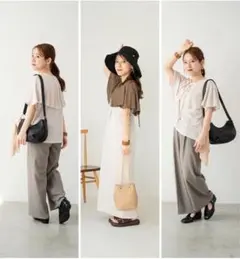 しまむら　tal.by yumi.　プルオーバー　濃白　M