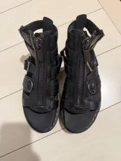 Dr. Martens OLSON レザーサンダル ブラック 22cmのサムネイル