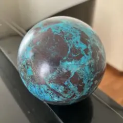 □天然石□エクロジャイト□丸玉□スフィア□9cm⬛︎台座付き⬛︎レア