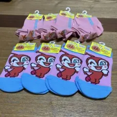 新品未使用　アンパンマン　ドキンちゃん　キッズ靴下8足セット