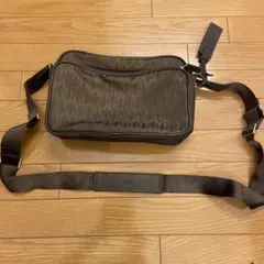 DAKS ブラウン チェック柄 ショルダーバッグ