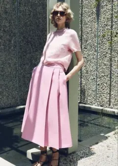 ZW COLLECTION プリーツ レイヤードスカートのサムネイル