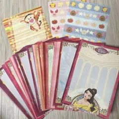 ディズニープリンセス　メモ帳　バラ売り　ディズニー　コラージュ素材