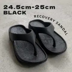 新品｜リカバリー トングサンダル 黒 39-40 レディース メンズ スポーツ