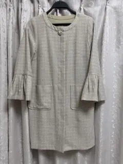 ジル・スチュアート　コート　ピンク ビジュー付