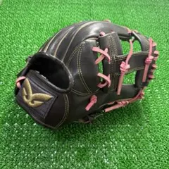 ハイゴールド 己極 軟式 グローブ ブラック ピンク - メルカリ