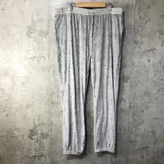 Y5953古着　無地パンツ　パジャマパンツ　グレー　90s Y2K