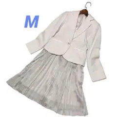 レディースフォーマル　M　ジャケット．フレアスカート　結婚式　可愛い　美品