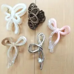 ❬未使用❭ヘアクリップ 5点まとめ売り