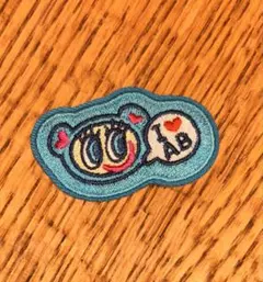 エンジェルブルー　刺繍ステッカー