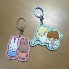 めじるしアクセサリー ラバーチャーム キキララ・ミッフィーセット