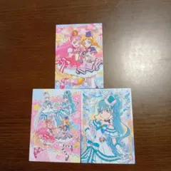 プリキュア カード 3枚セット