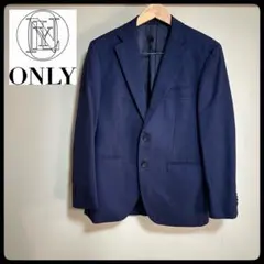 美品　ONLY　テーラードジャケット　36　濃紺　REDA　スーパー110